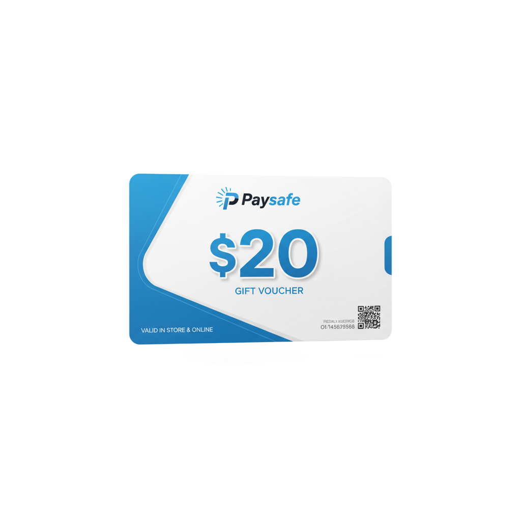 Buy $20 Paysafe Voucher NZ - Digital Delivery | Pay with Crypto